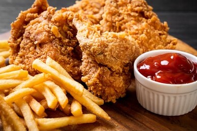 Chicken &  Regular Fries