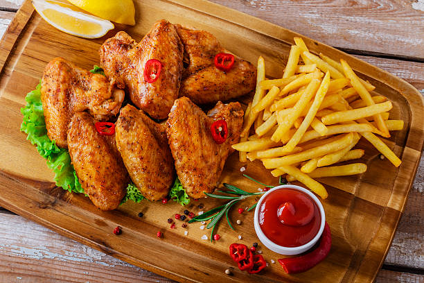 Wings & Fries (12 pc)
