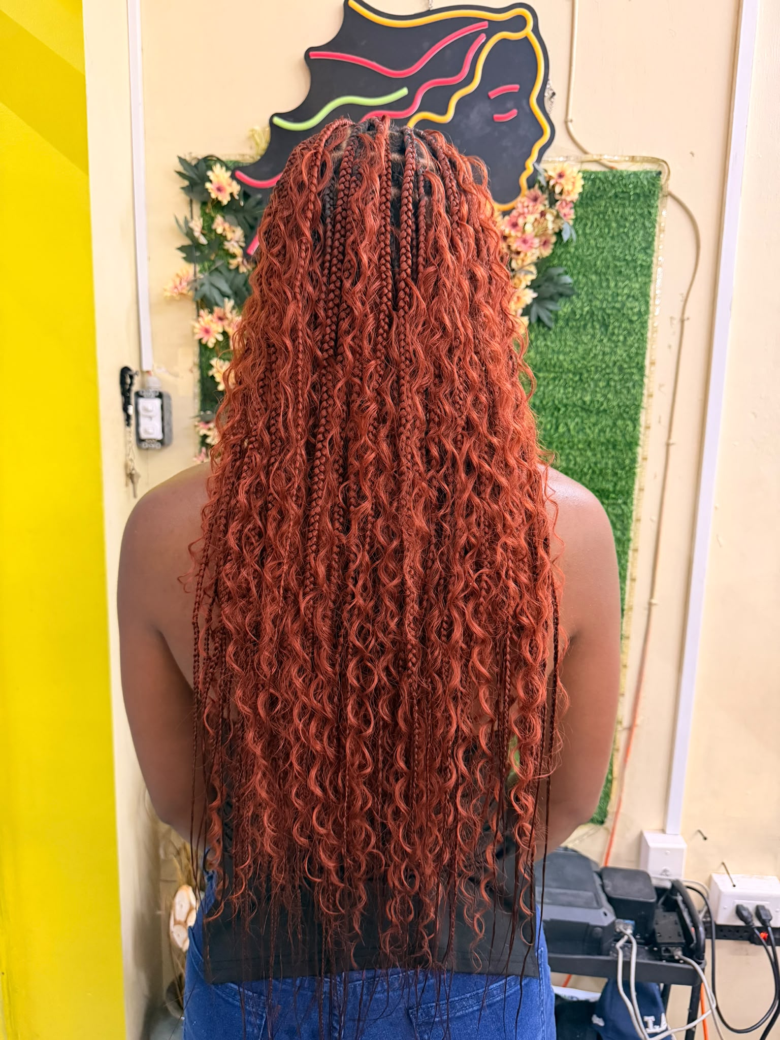 Boho Knotless Braids (medium) - $14000